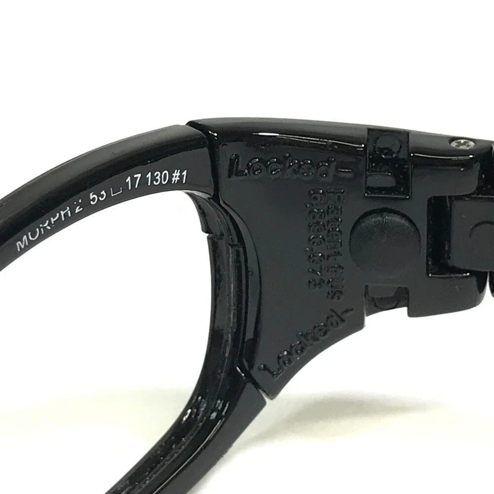 Rec Specs Athletic Goggles Frames MORPHEUS II #1 Polished Black Gold 53-17-130
